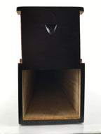 Japanese Wood Hanging Scroll Box Cover Kakejiku Hako Inside 77.5x9.5x9.5cm SB388-AD - Scroll Accessory-chidorivintage.com