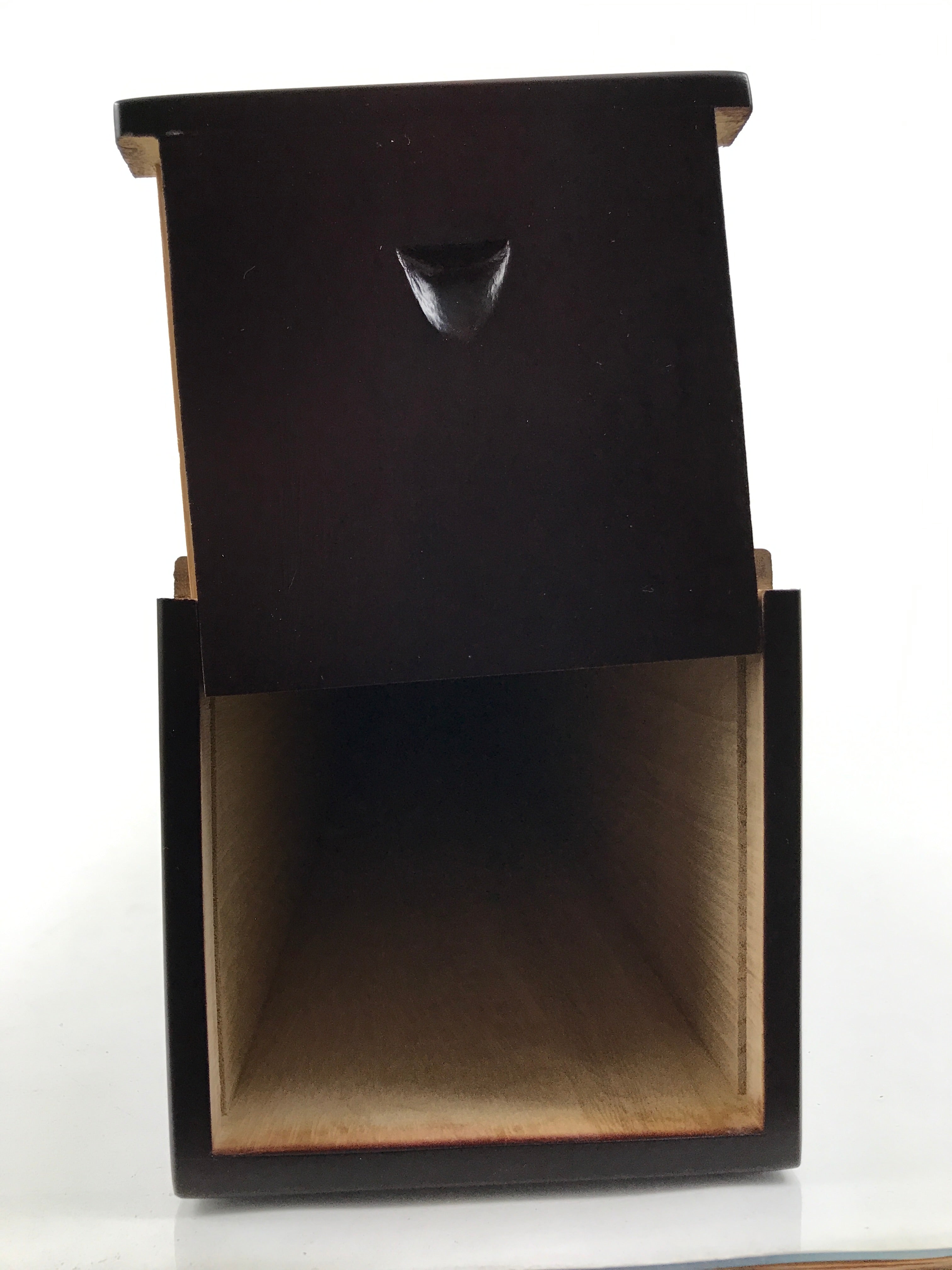 Japanese Wood Hanging Scroll Box Cover Kakejiku Hako Inside 77.5x9.5x9.5cm SB391-AD - Scroll Accessory-chidorivintage.com
