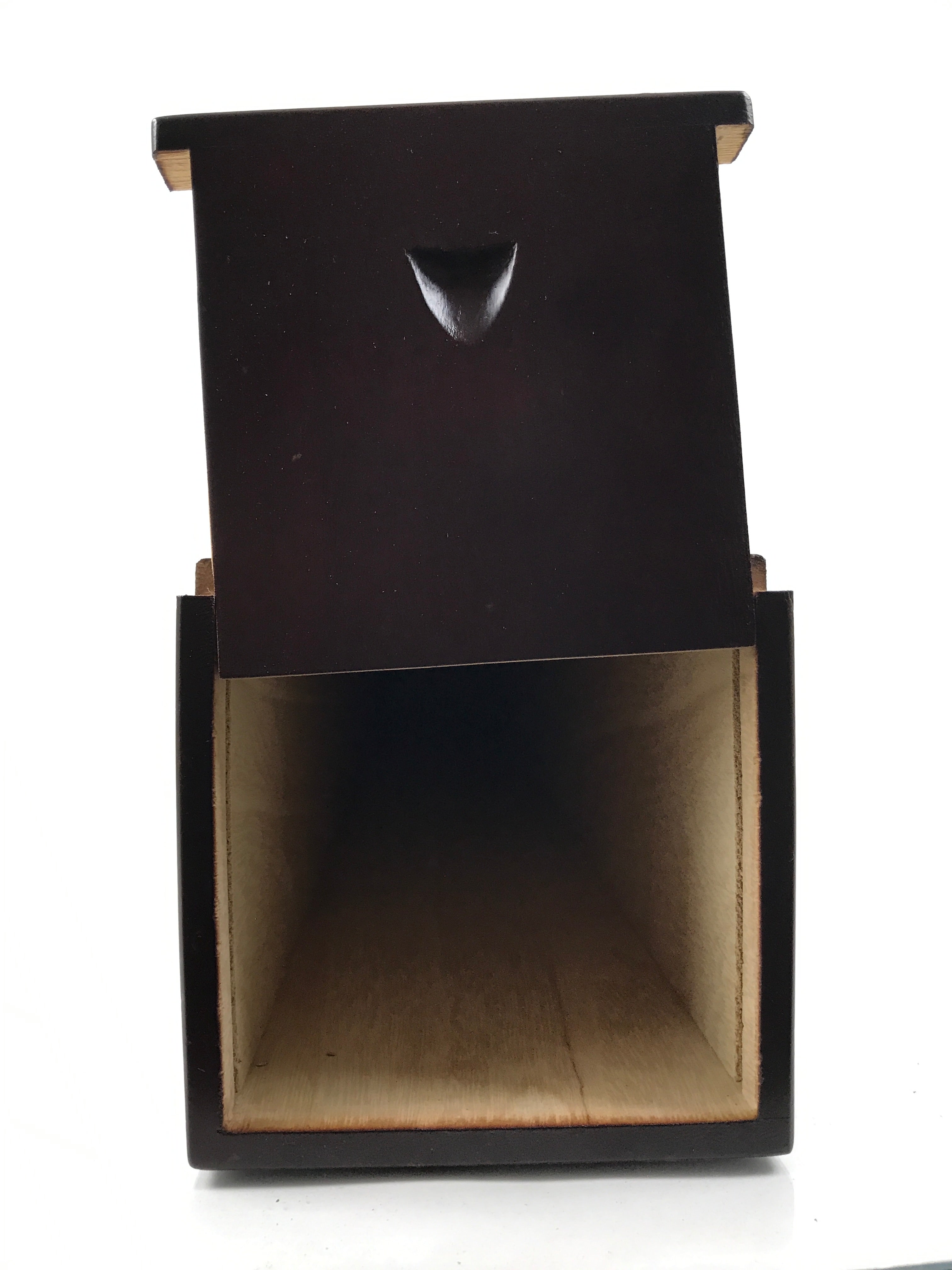 Japanese Wood Hanging Scroll Box Cover Kakejiku Hako Inside 77.5x9.5x9.5cm SB392-AD - Scroll Accessory-chidorivintage.com