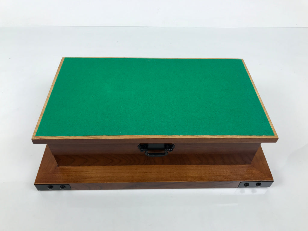 Japanese Iron Ashtray Tobacco Smoking Tray Zelkova Wood Container Brown PX816-OT - Misc-chidorivintage.com