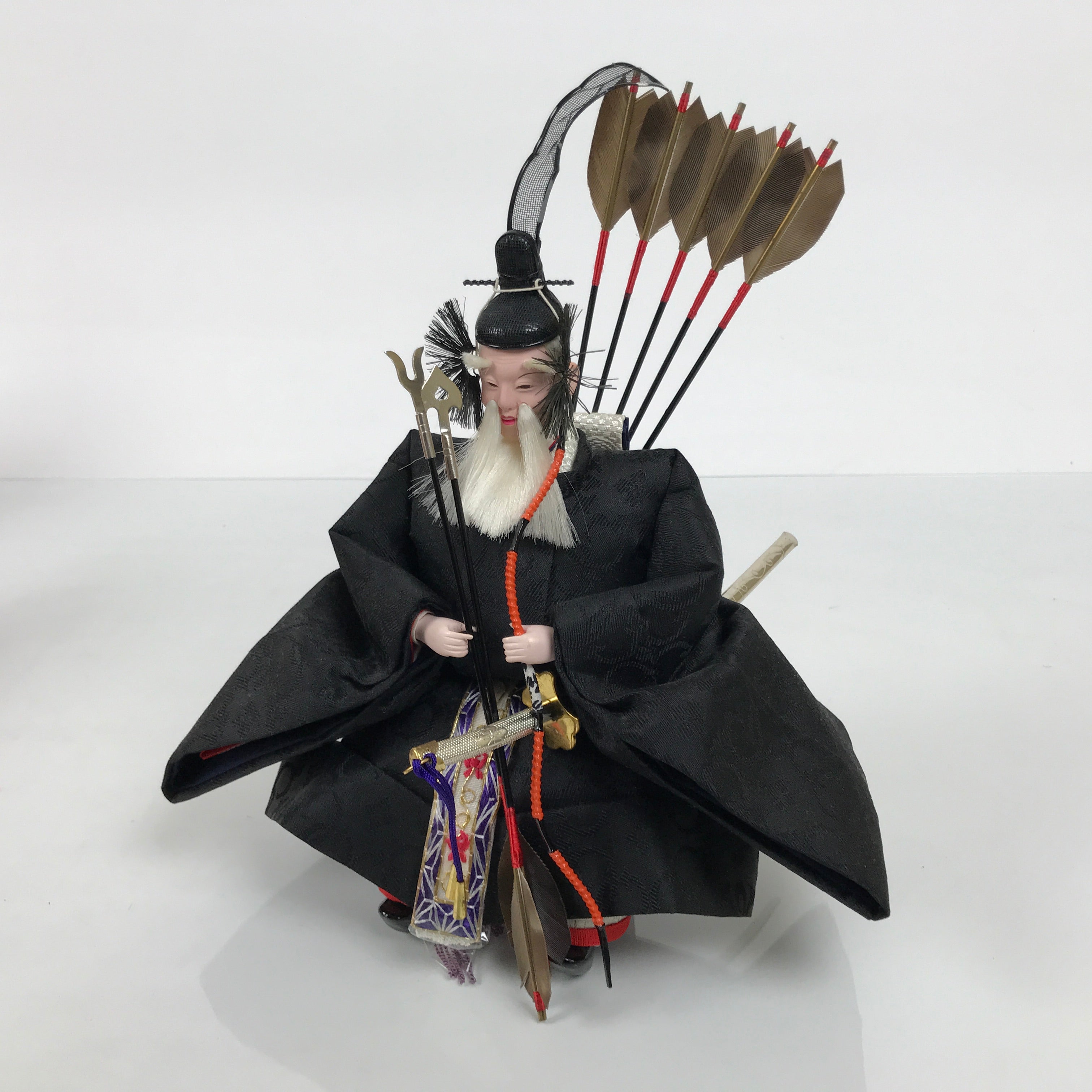 Japanese Zuishin Old Guard Hina Ningyo Doll Girls' Day Display Bow Arrow ID704-AD - Doll-chidorivintage.com