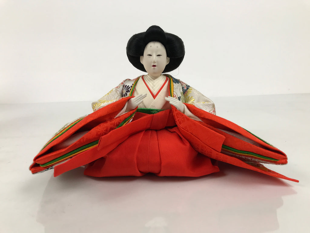Japanese Sanninkanjo Court Lady Hina Ningyo Doll Girls' Day Display Bonsai ID708-AD - Doll-chidorivintage.com