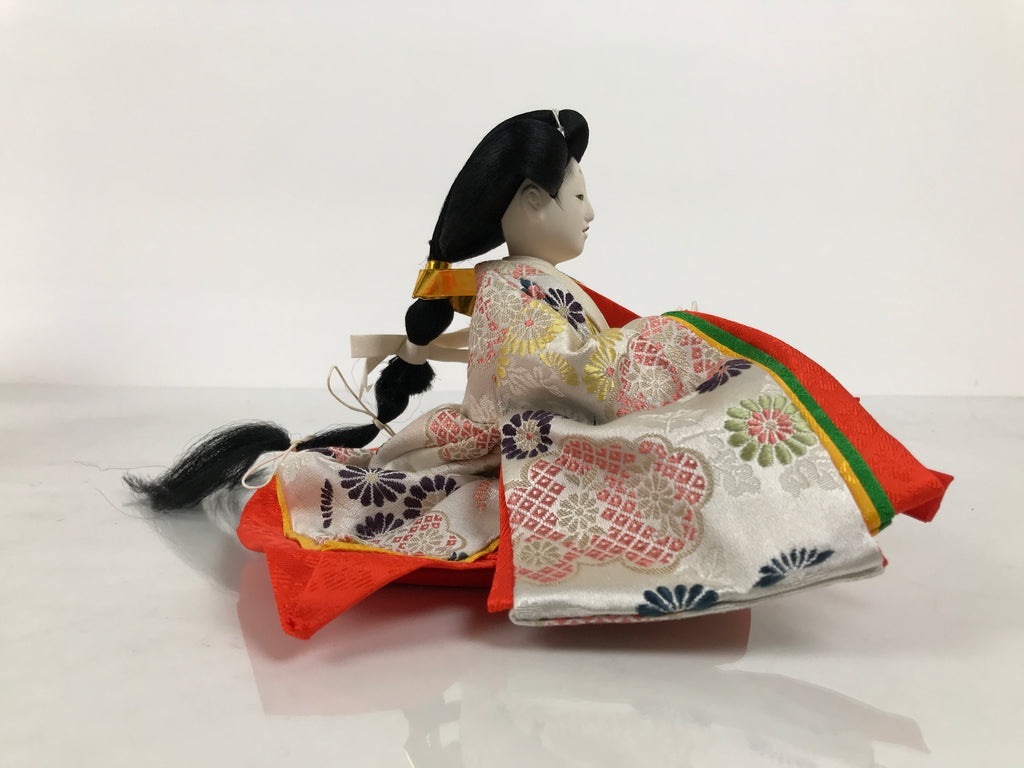 Japanese Sanninkanjo Court Lady Hina Ningyo Doll Girls' Day Display Bonsai ID708-AD - Doll-chidorivintage.com