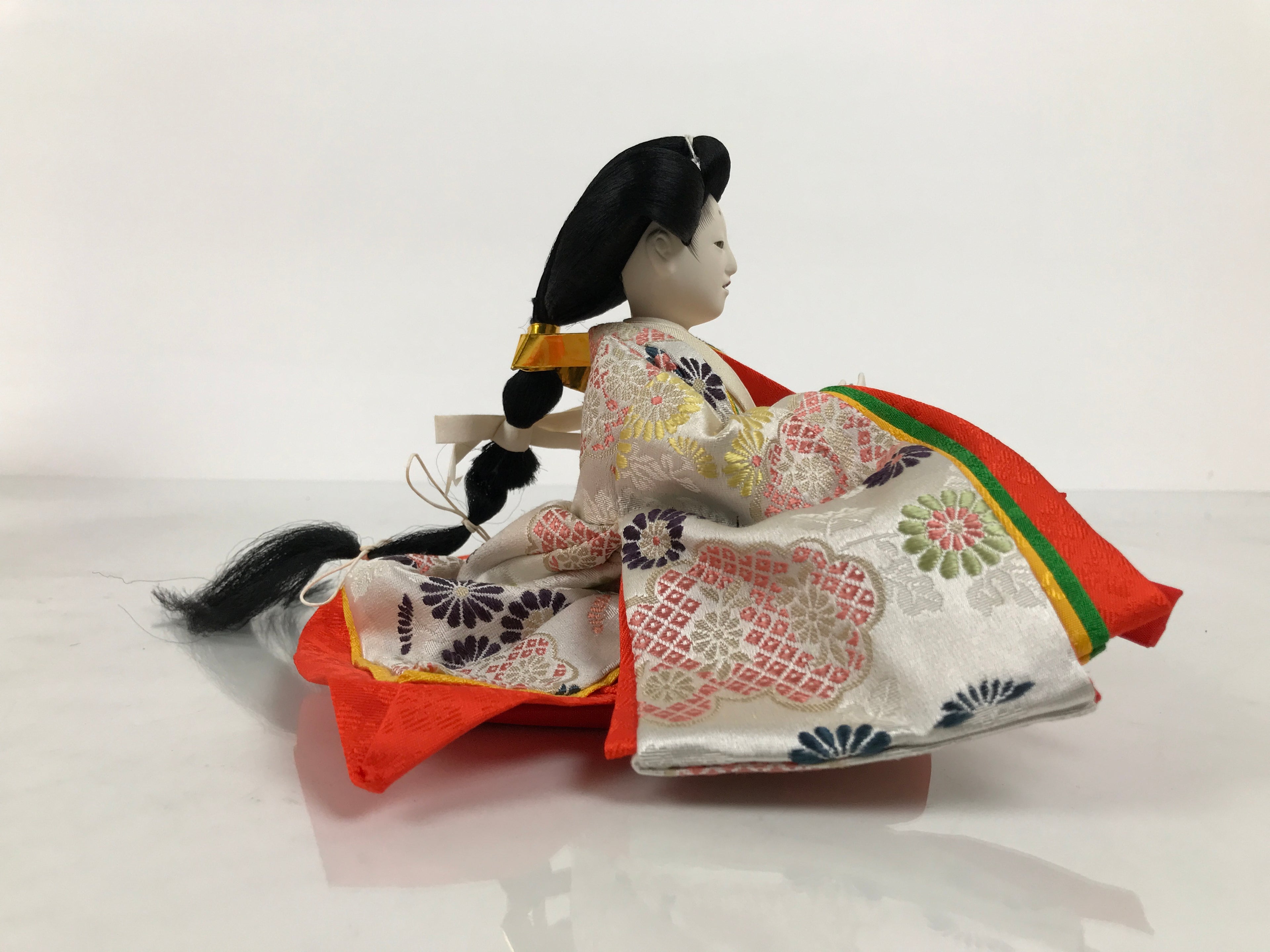 Japanese Sanninkanjo Court Lady Hina Ningyo Doll Girls' Day Display Bonsai ID708-AD - Doll-chidorivintage.com
