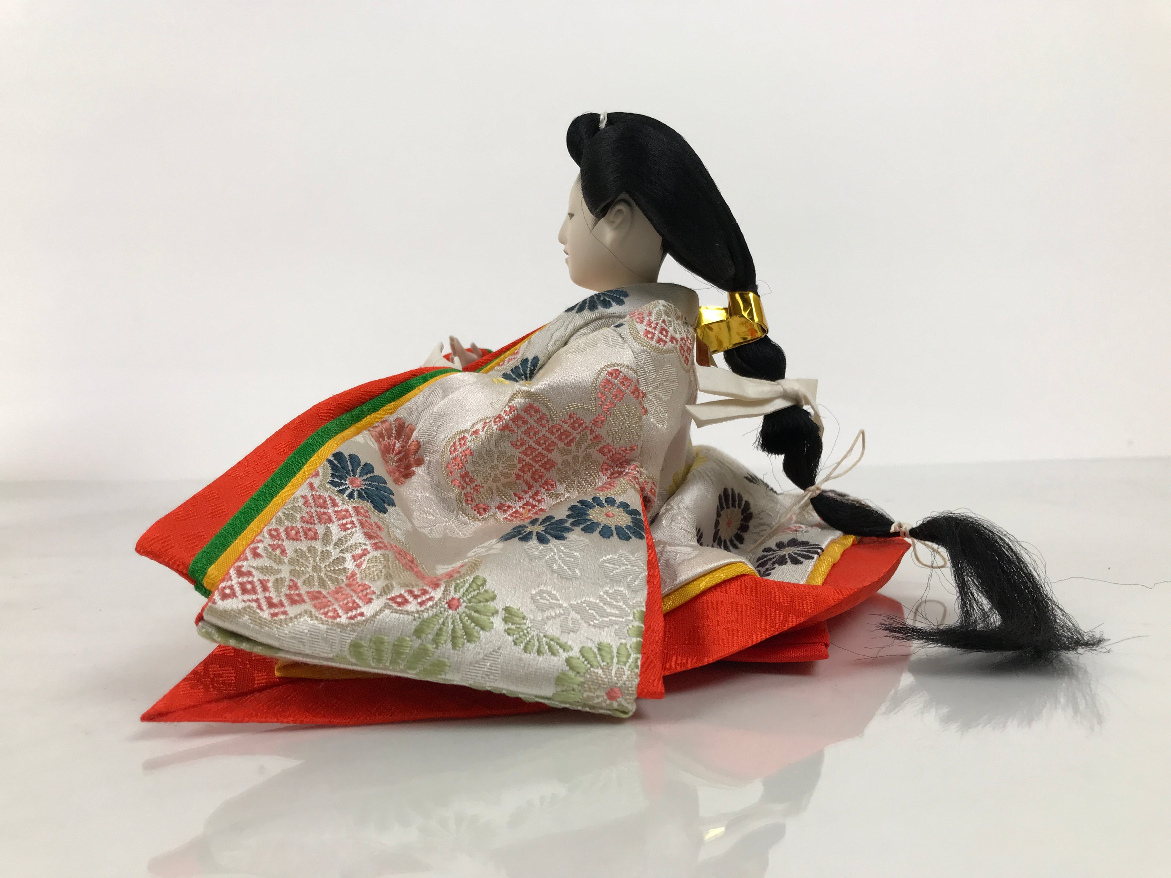 Japanese Sanninkanjo Court Lady Hina Ningyo Doll Girls' Day Display Bonsai ID708-AD - Doll-chidorivintage.com