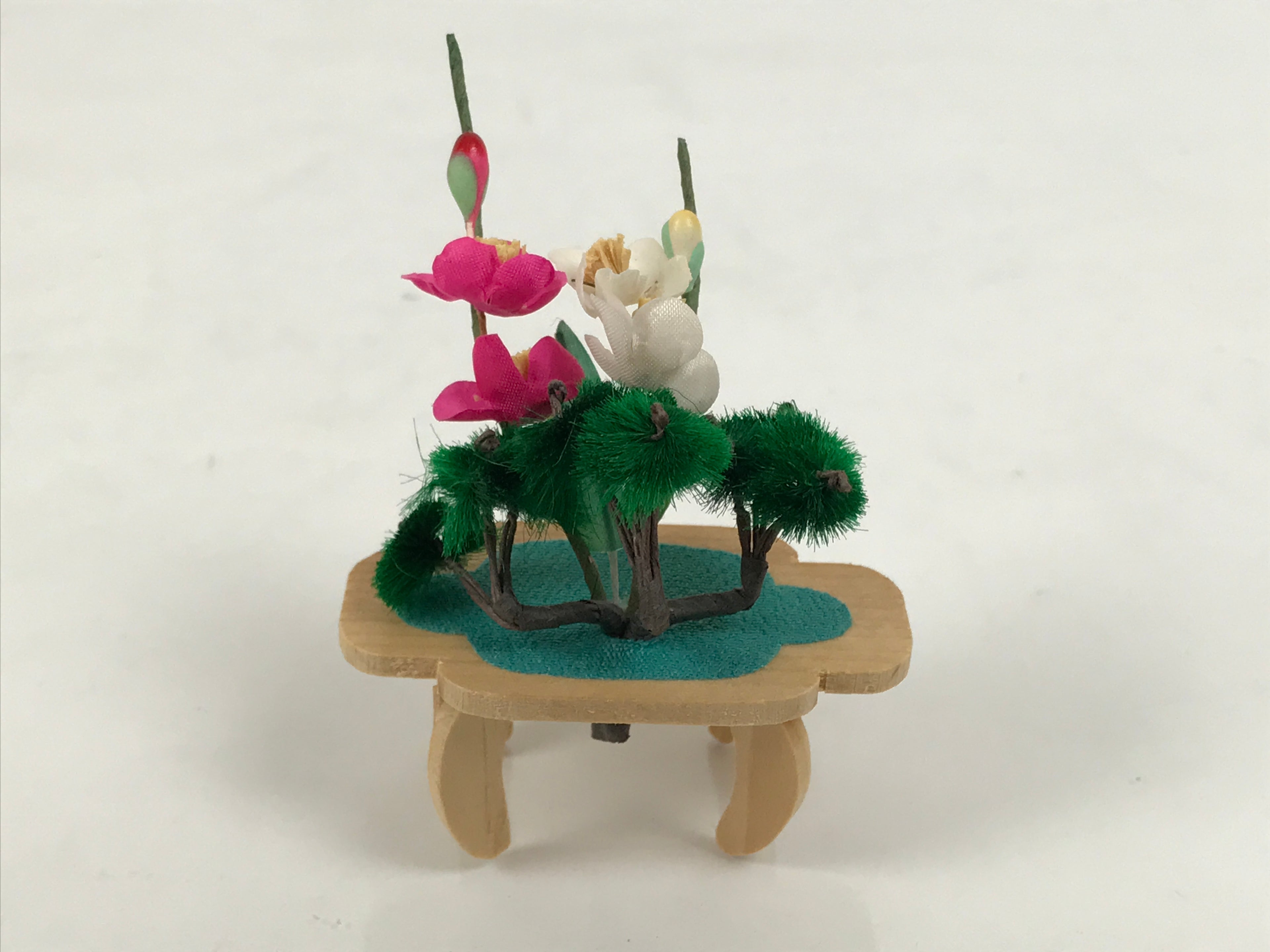 Japanese Sanninkanjo Court Lady Hina Ningyo Doll Girls' Day Display Bonsai ID708-AD - Doll-chidorivintage.com