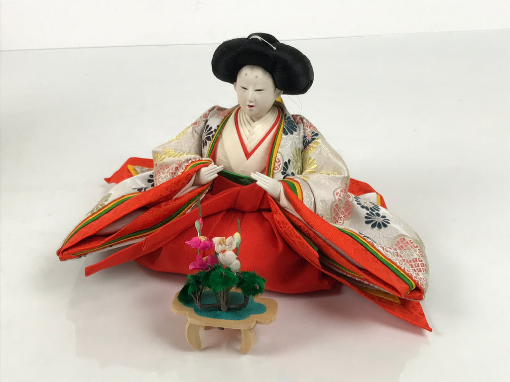 Japanese Sanninkanjo Court Lady Hina Ningyo Doll Girls' Day Display Bonsai ID708-AD - Doll-chidorivintage.com