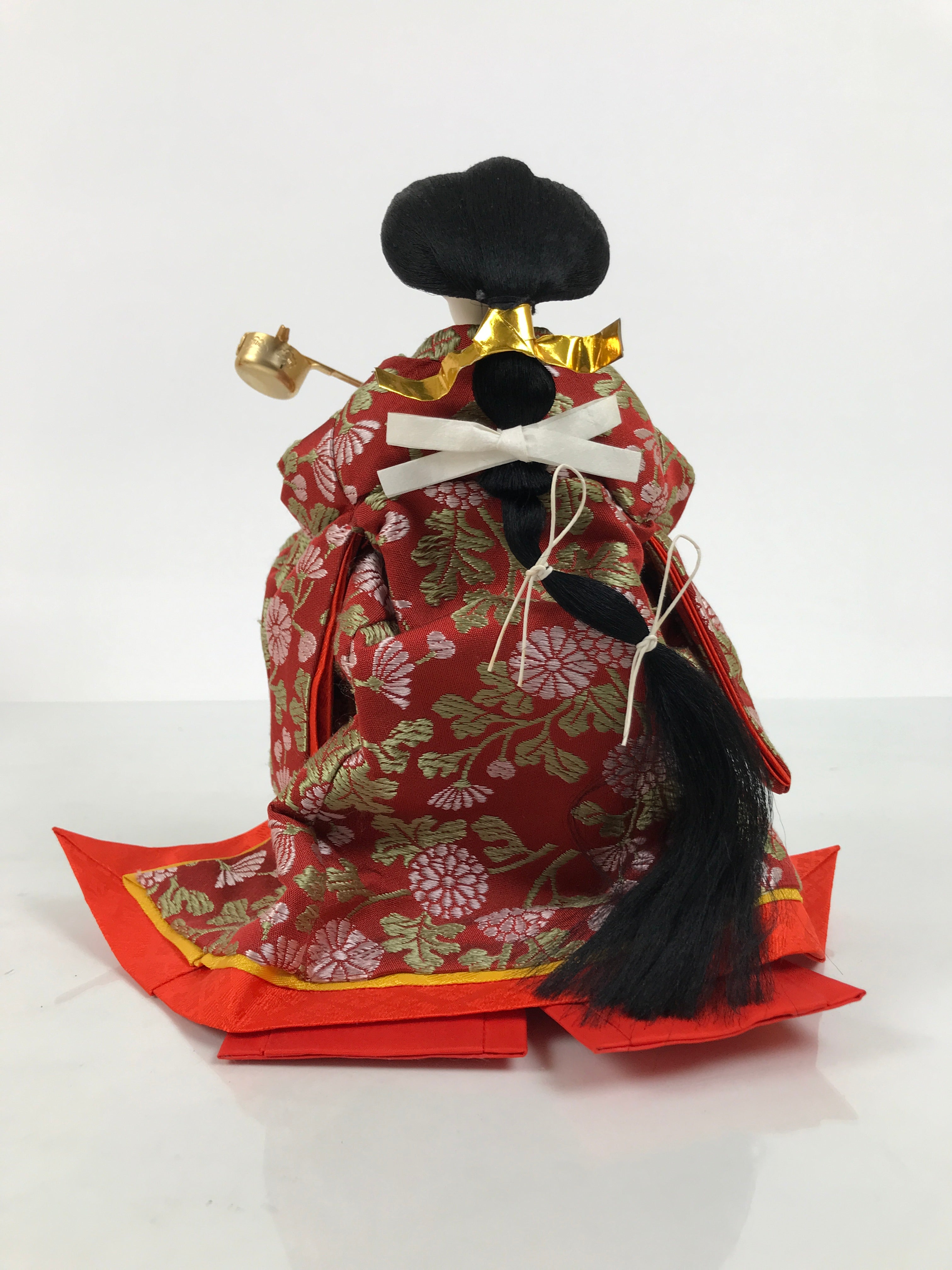 Japanese Sanninkanjo Court Lady Hina Ningyo Doll Girls' Day Display Kettle ID707-AD - Doll-chidorivintage.com