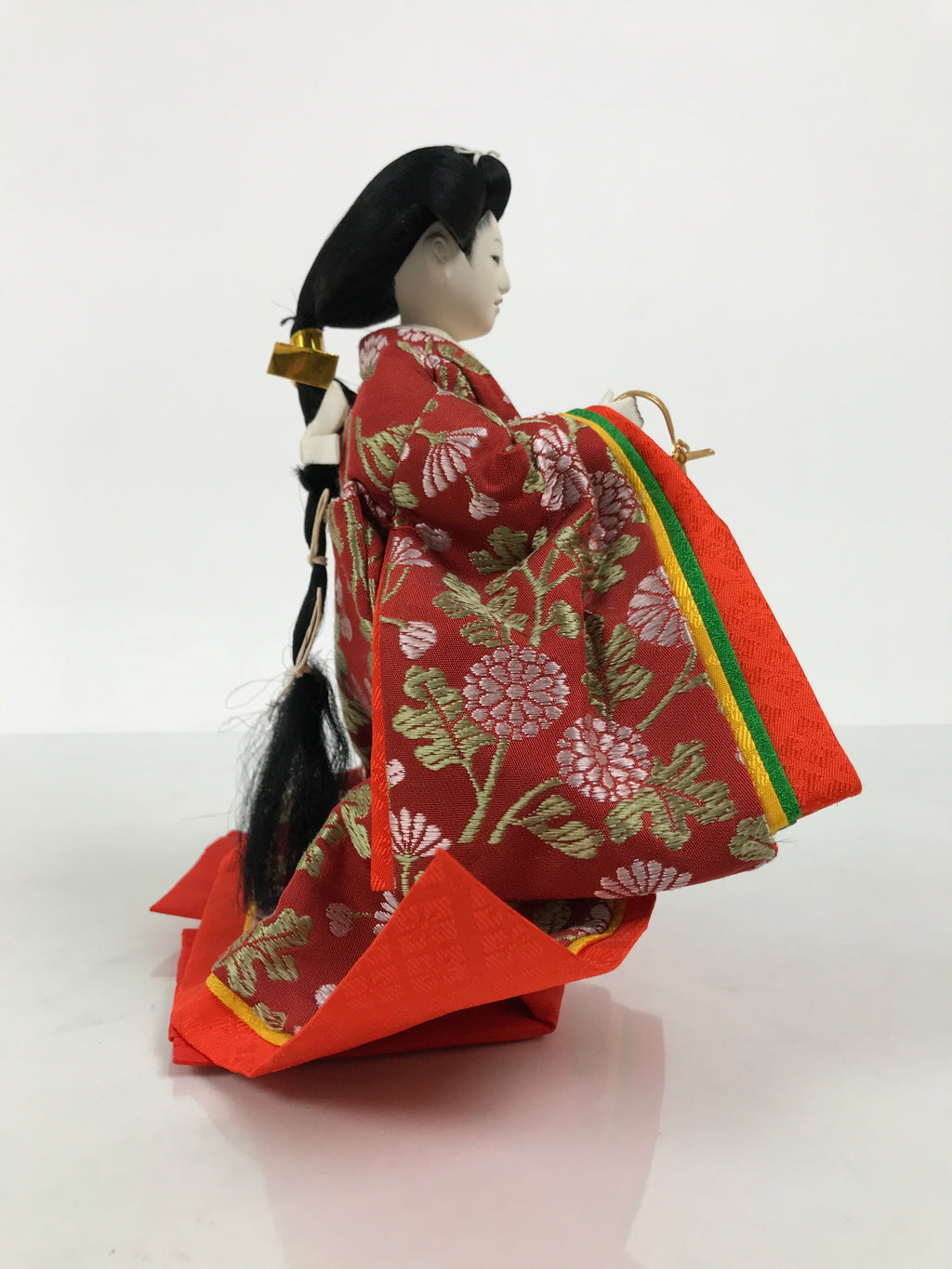 Japanese Sanninkanjo Court Lady Hina Ningyo Doll Girls' Day Display Kettle ID706-AD - Doll-chidorivintage.com