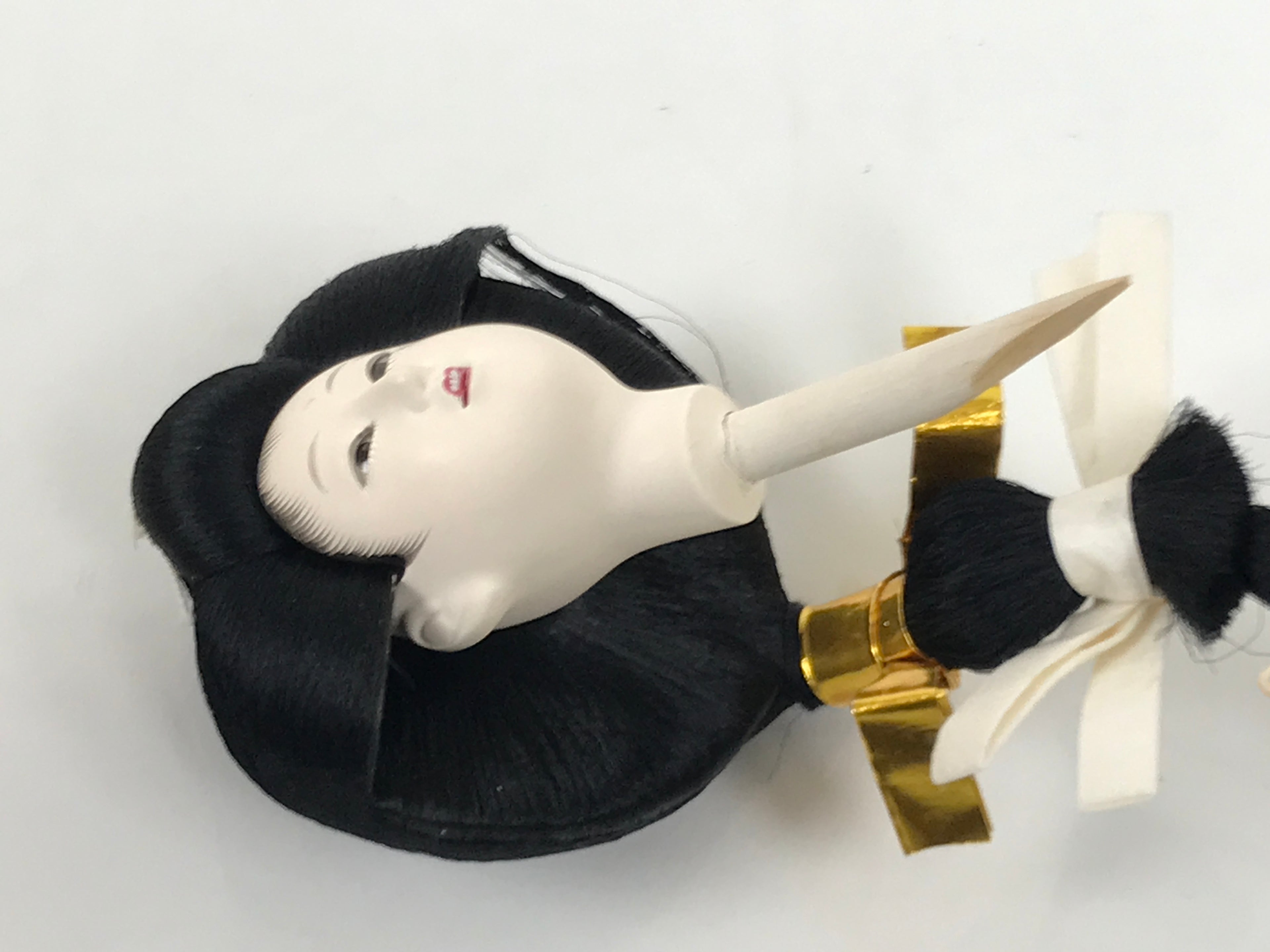 Japanese Sanninkanjo Court Lady Hina Ningyo Doll Girls' Day Display Kettle ID706-AD - Doll-chidorivintage.com