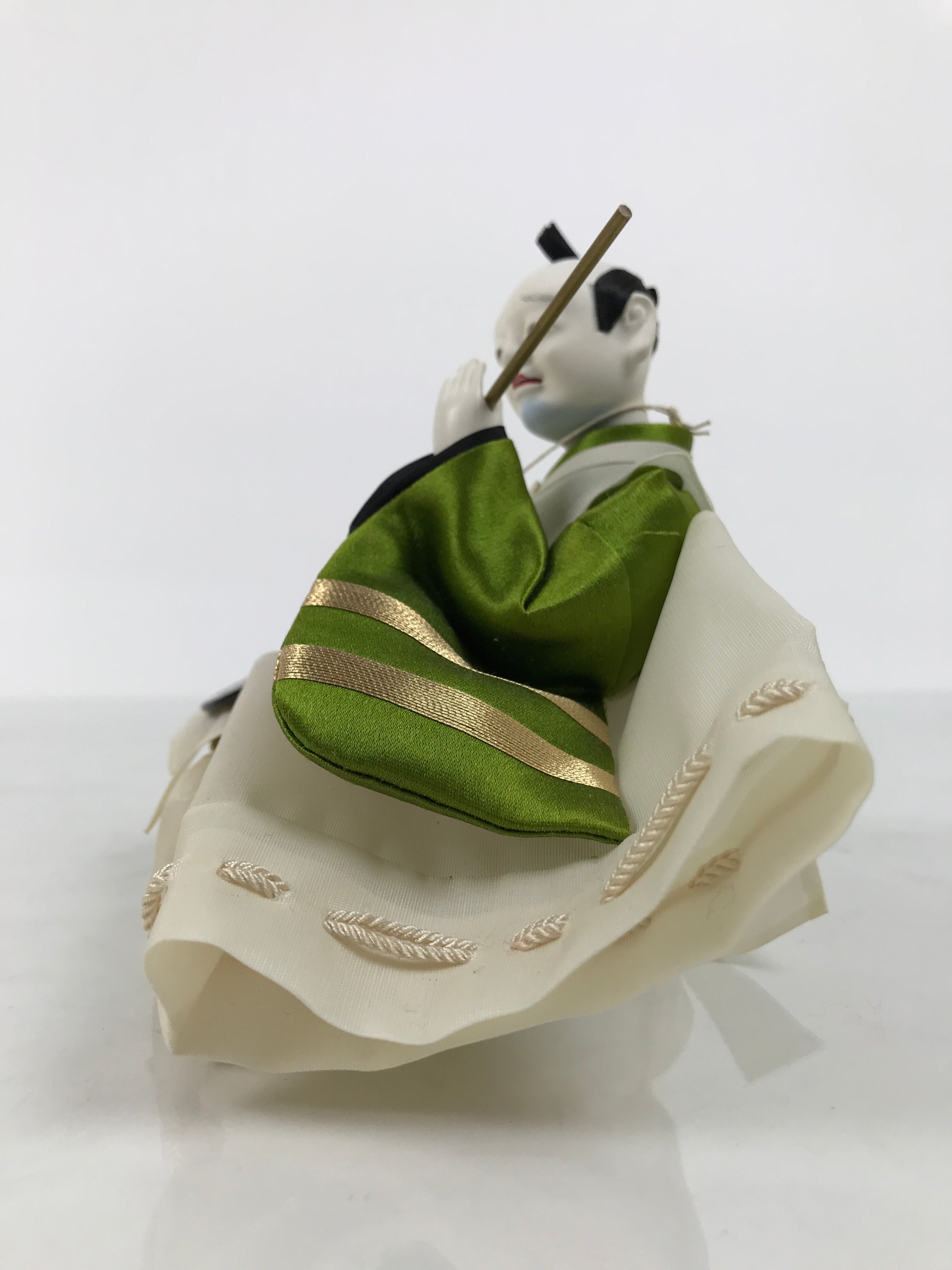 Japanese Shichou Man Servant Hina Ningyo Doll Vtg Girls' Day Display Rake ID703-AD - Doll-chidorivintage.com