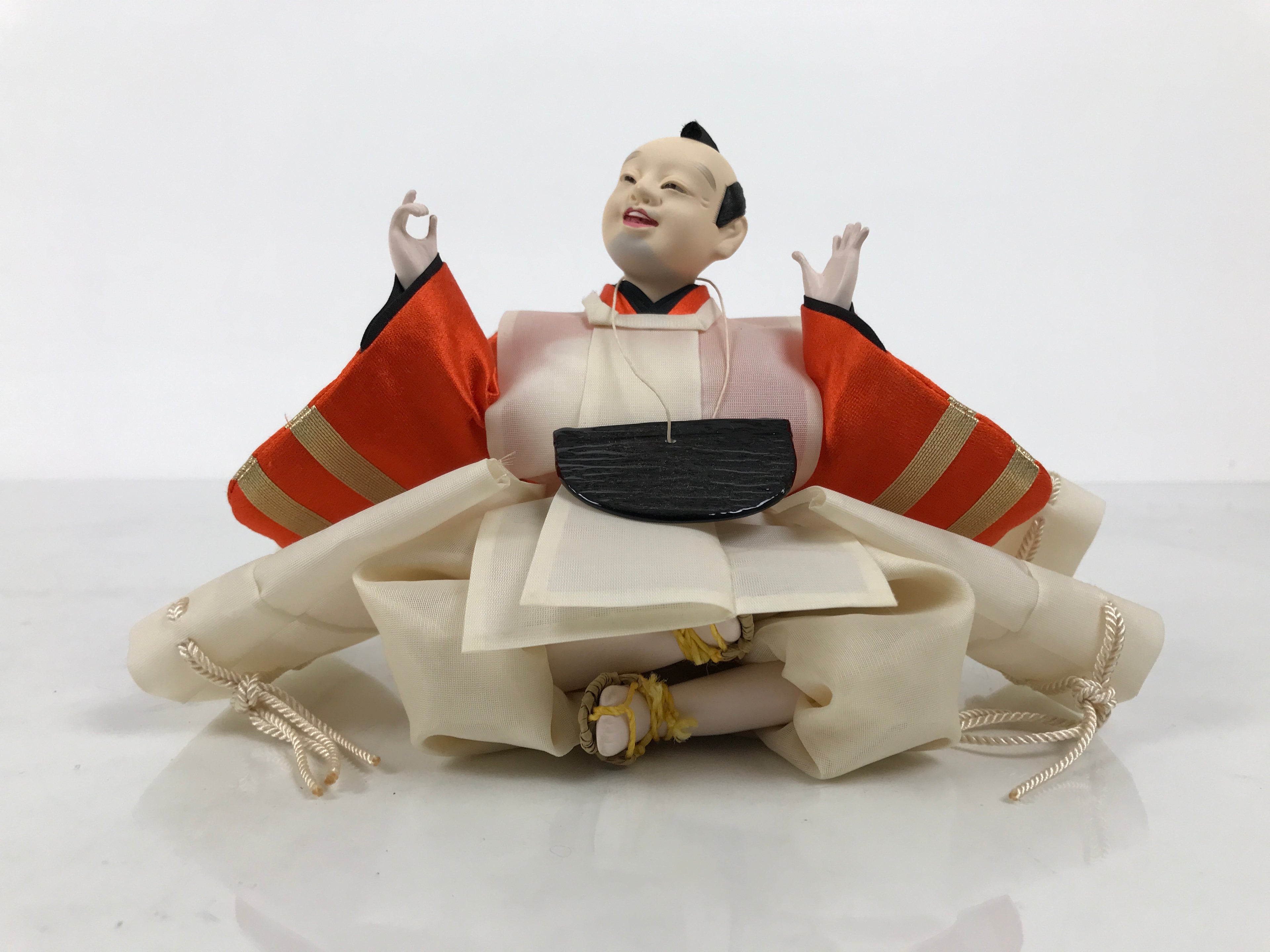 Japanese Shichou Man Servant Hina Ningyo Doll Girls' Day Display Dustpan ID702-AD - Doll-chidorivintage.com
