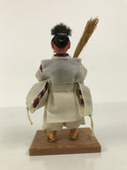 Japanese Shichou Man Servant Hina Ningyo Doll Vtg Girls' Day Display Broom ID701-AD - Doll-chidorivintage.com