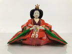 Japanese Princess Hina Ningyo Doll Girls' Day Ohina Matsuri Orange Silk ID700-AD - Doll-chidorivintage.com