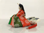 Japanese Princess Hina Ningyo Doll Girls' Day Ohina Matsuri Orange Silk ID700-AD - Doll-chidorivintage.com