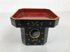 Japanese Lacquer Wood Sanpo Hina Doll Furniture Vtg Flower Vases Black Red ID718-FB - Hina Doll Furniture-chidorivintage.com