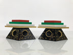 Japanese Lacquer Wood Hishidai Mochi Rice Cake Stands Hina Doll Furniture ID717-FB - Hina Doll Furniture-chidorivintage.com