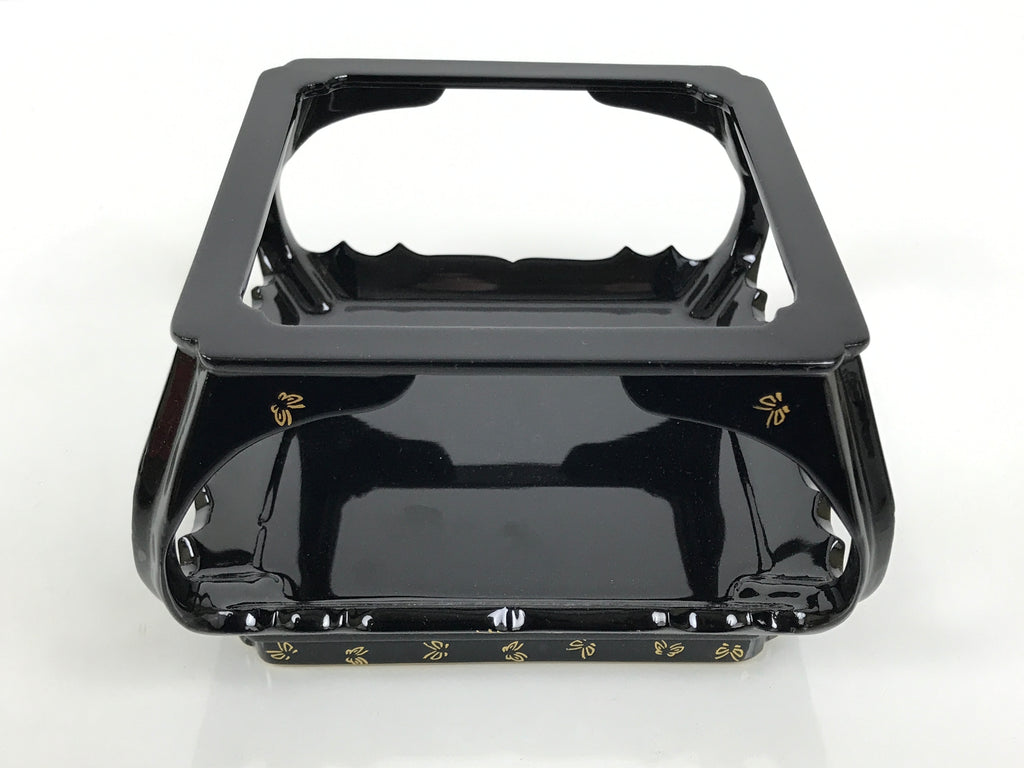 Japanese Lacquer Wood Ozen Tray Meal Set Hina Doll Furniture Vtg Black Red ID719-FB - Hina Doll Furniture-chidorivintage.com