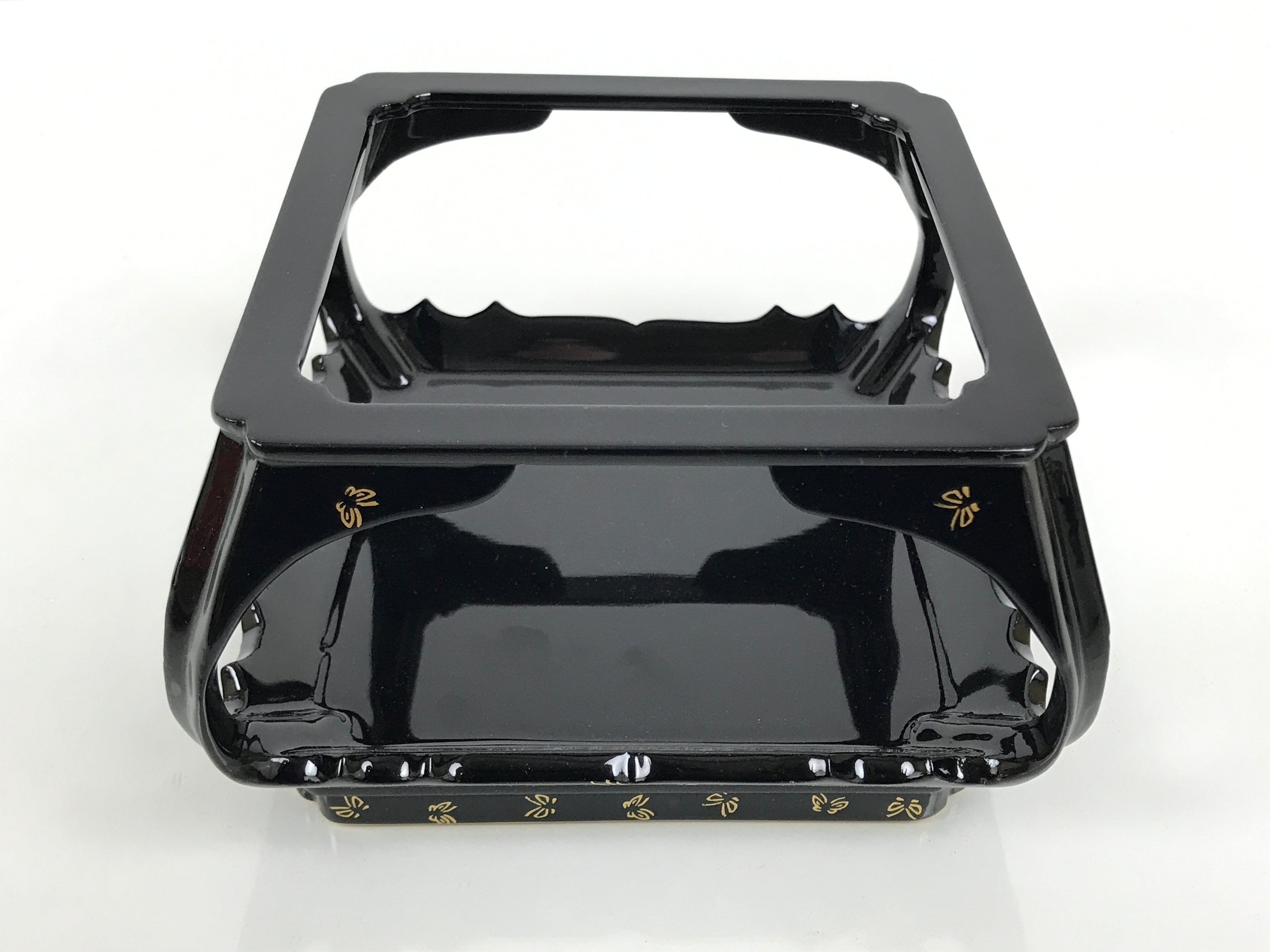Japanese Lacquer Wood Ozen Tray Meal Set Hina Doll Furniture Vtg Black Red ID719-FB - Hina Doll Furniture-chidorivintage.com