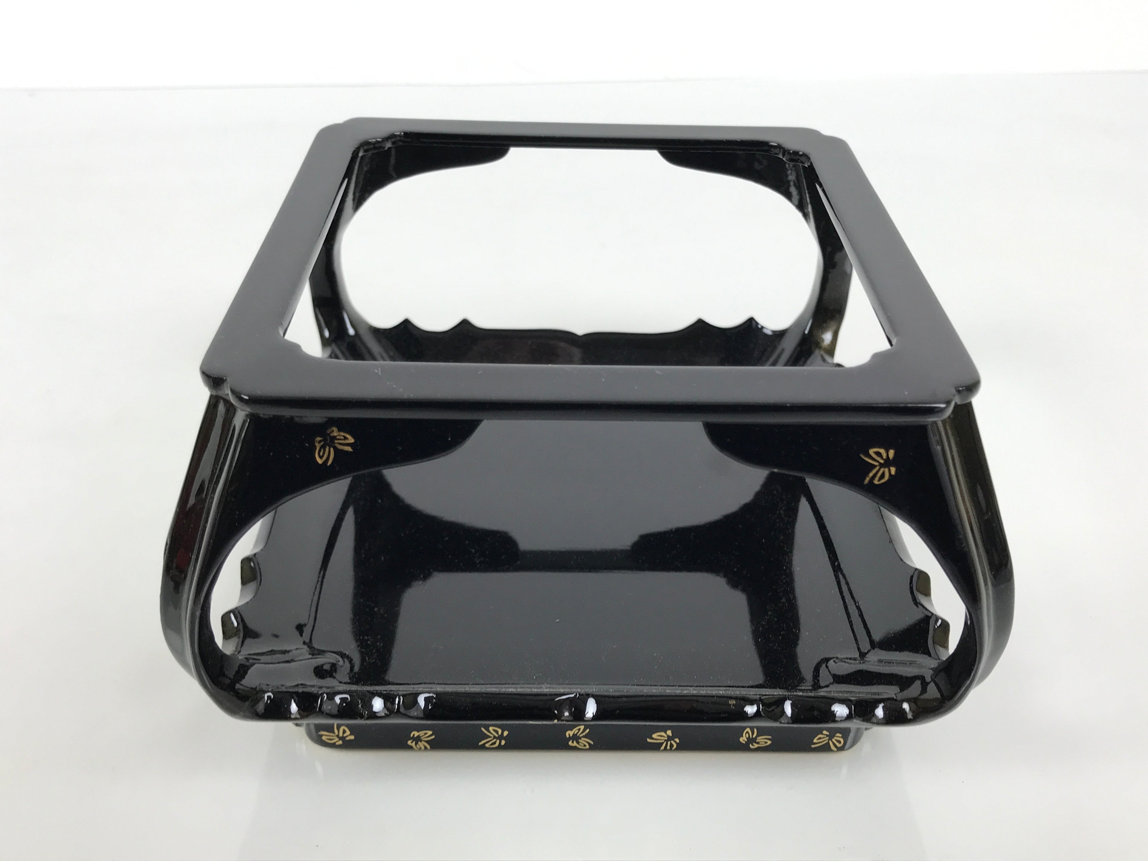 Japanese Lacquer Wood Ozen Tray Meal Set Hina Doll Furniture Vtg Black Red ID720-FB - Hina Doll Furniture-chidorivintage.com