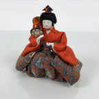 Japanese Goninbayashi Court Musician Hina Ningyo Doll Vtg Girls' Day Drum ID711-AD - Doll-chidorivintage.com