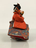 Japanese Goninbayashi Court Musician Hina Ningyo Doll Vtg Girls' Day Drum ID711-AD - Doll-chidorivintage.com
