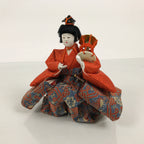 Japanese Goninbayashi Court Musician Hina Ningyo Doll Vtg Girls' Day Drum ID712-AD - Doll-chidorivintage.com