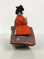 Japanese Goninbayashi Court Musician Hina Ningyo Doll Vtg Girls' Day Drum ID712-AD - Doll-chidorivintage.com