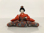 Japanese Goninbayashi Court Musician Hina Ningyo Doll Vtg Girls' Day Drum ID713-AD - Doll-chidorivintage.com