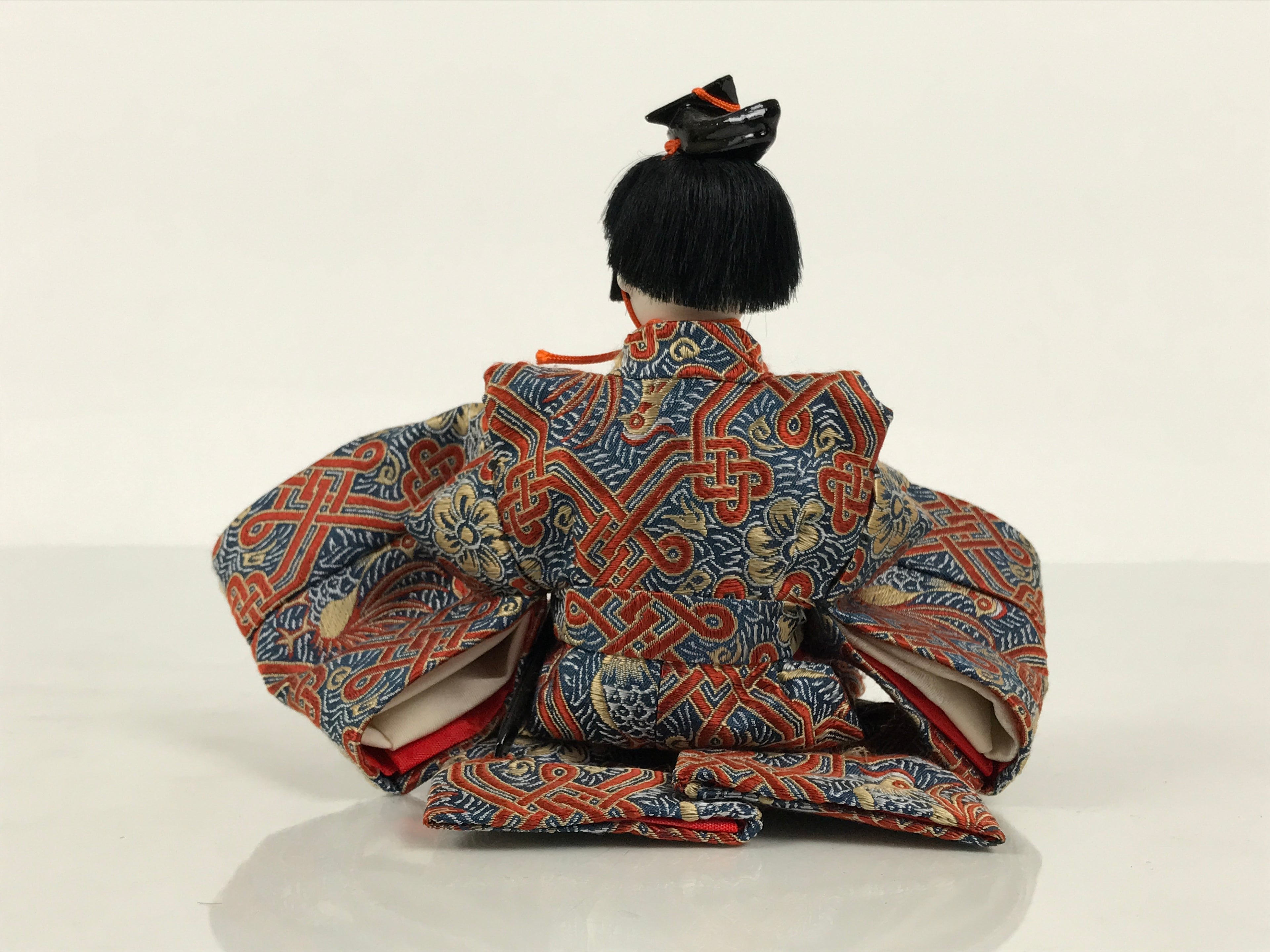 Japanese Goninbayashi Court Musician Hina Ningyo Doll Vtg Girls' Day Flute ID714-AD - Doll-chidorivintage.com
