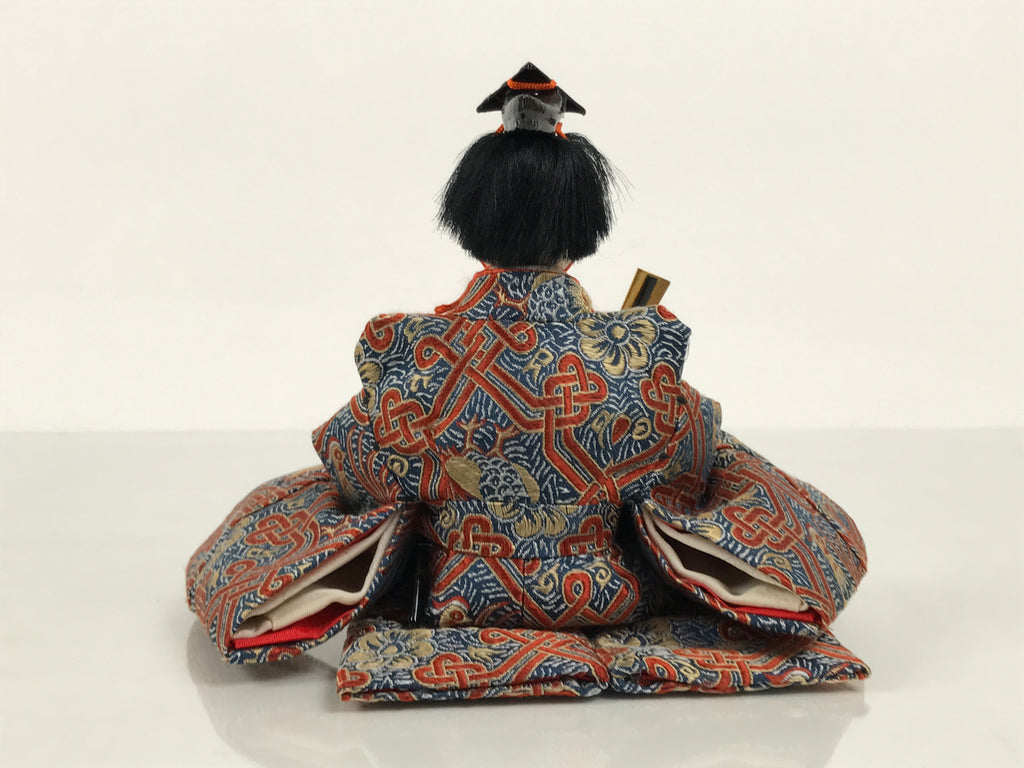 Japanese Goninbayashi Court Musician Hina Ningyo Doll Vtg Girls' Day Fan ID715-AD - Doll-chidorivintage.com