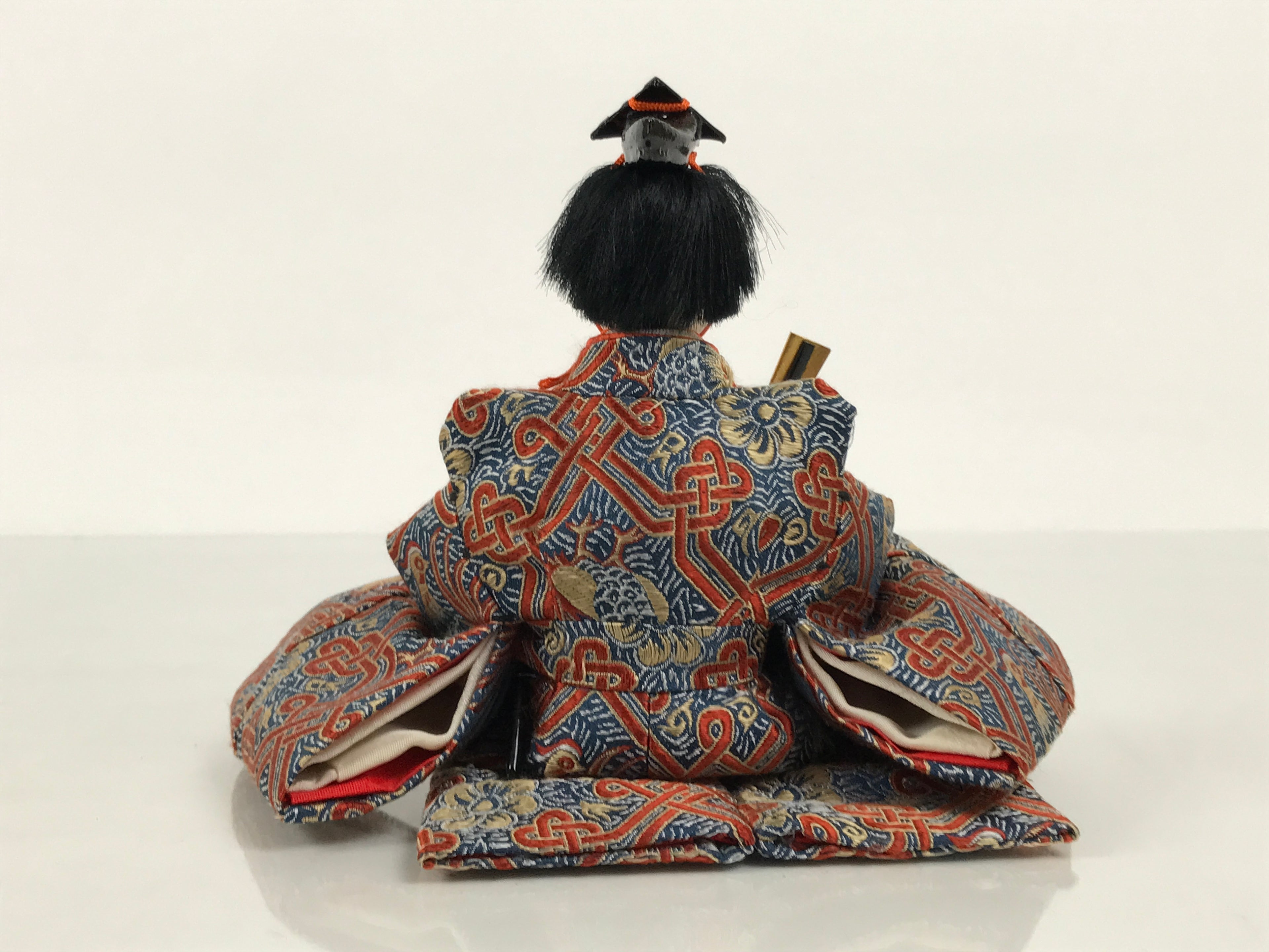 Japanese Goninbayashi Court Musician Hina Ningyo Doll Vtg Girls' Day Fan ID715-AD - Doll-chidorivintage.com