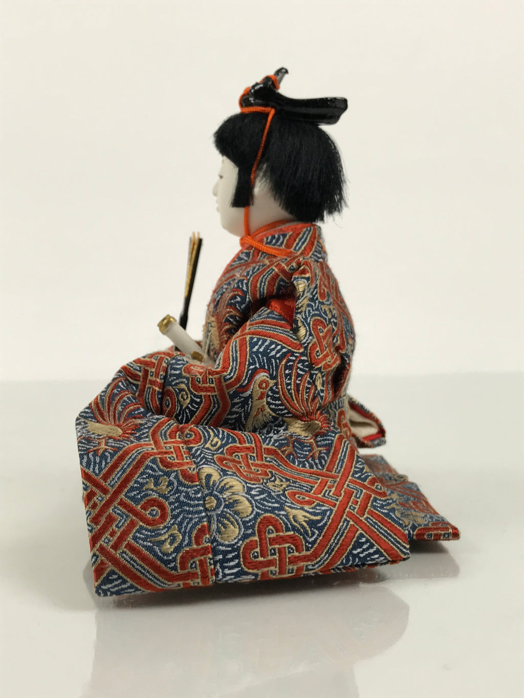 Japanese Goninbayashi Court Musician Hina Ningyo Doll Vtg Girls' Day Fan ID715-AD - Doll-chidorivintage.com