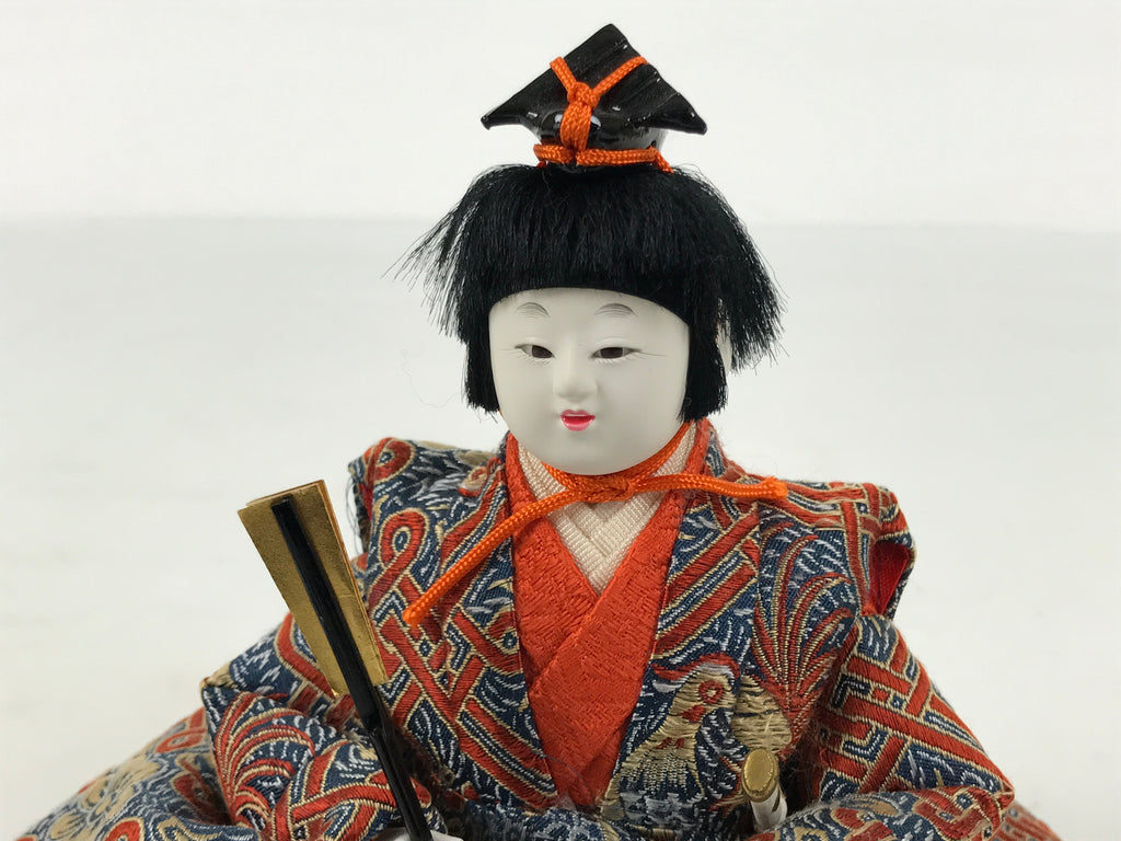 Japanese Goninbayashi Court Musician Hina Ningyo Doll Vtg Girls' Day Fan ID715-AD - Doll-chidorivintage.com