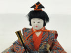 Japanese Goninbayashi Court Musician Hina Ningyo Doll Vtg Girls' Day Fan ID715-AD - Doll-chidorivintage.com