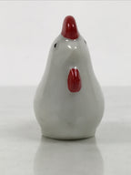 Japanese Porcelain Chicken Toothpick Holder Youjitate Zodiac Figurine White Y584-OT - Misc-chidorivintage.com