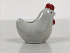 Japanese Porcelain Chicken Toothpick Holder Youjitate Zodiac Figurine White Y584-OT - Misc-chidorivintage.com