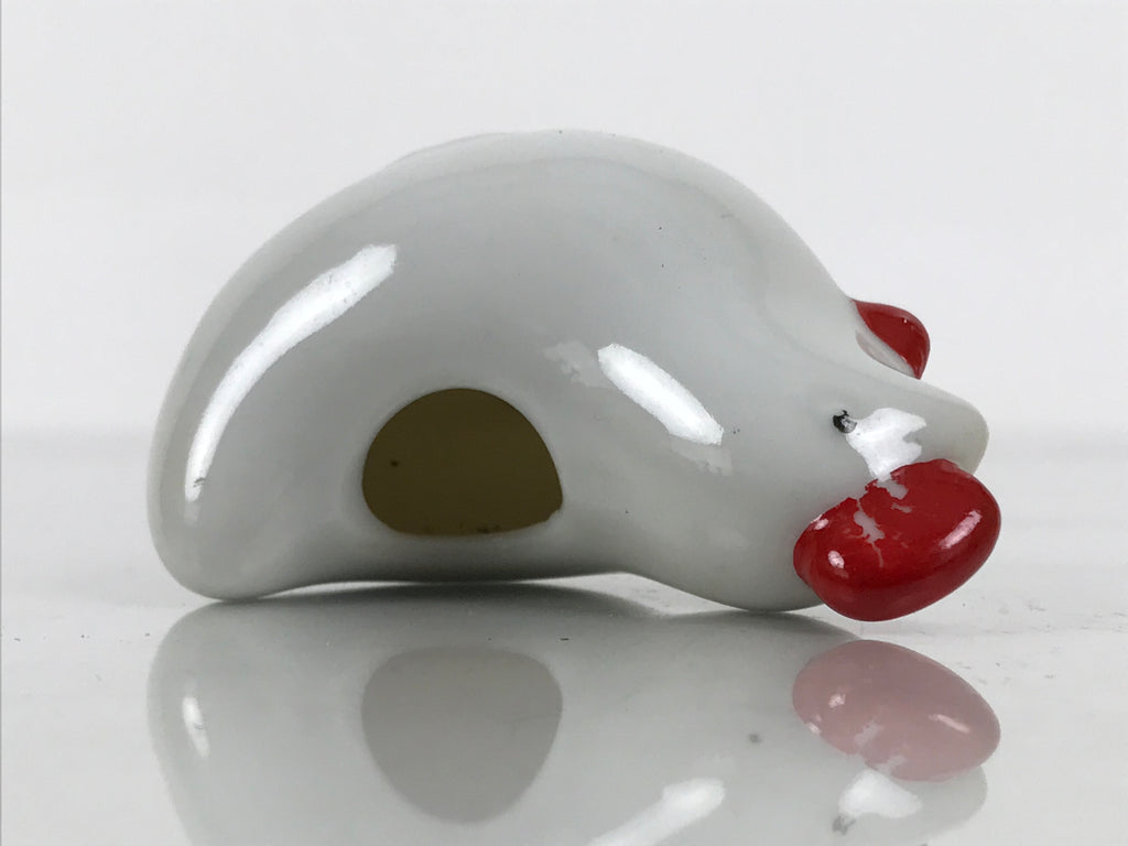 Japanese Porcelain Chicken Toothpick Holder Youjitate Zodiac Figurine White Y584-OT - Misc-chidorivintage.com