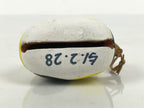 Japanese Clay Bell Dorei Sheep Vtg Tsuchi-Suzu Zodiac Animal White Blue DR698-AD - Dorei-chidorivintage.com