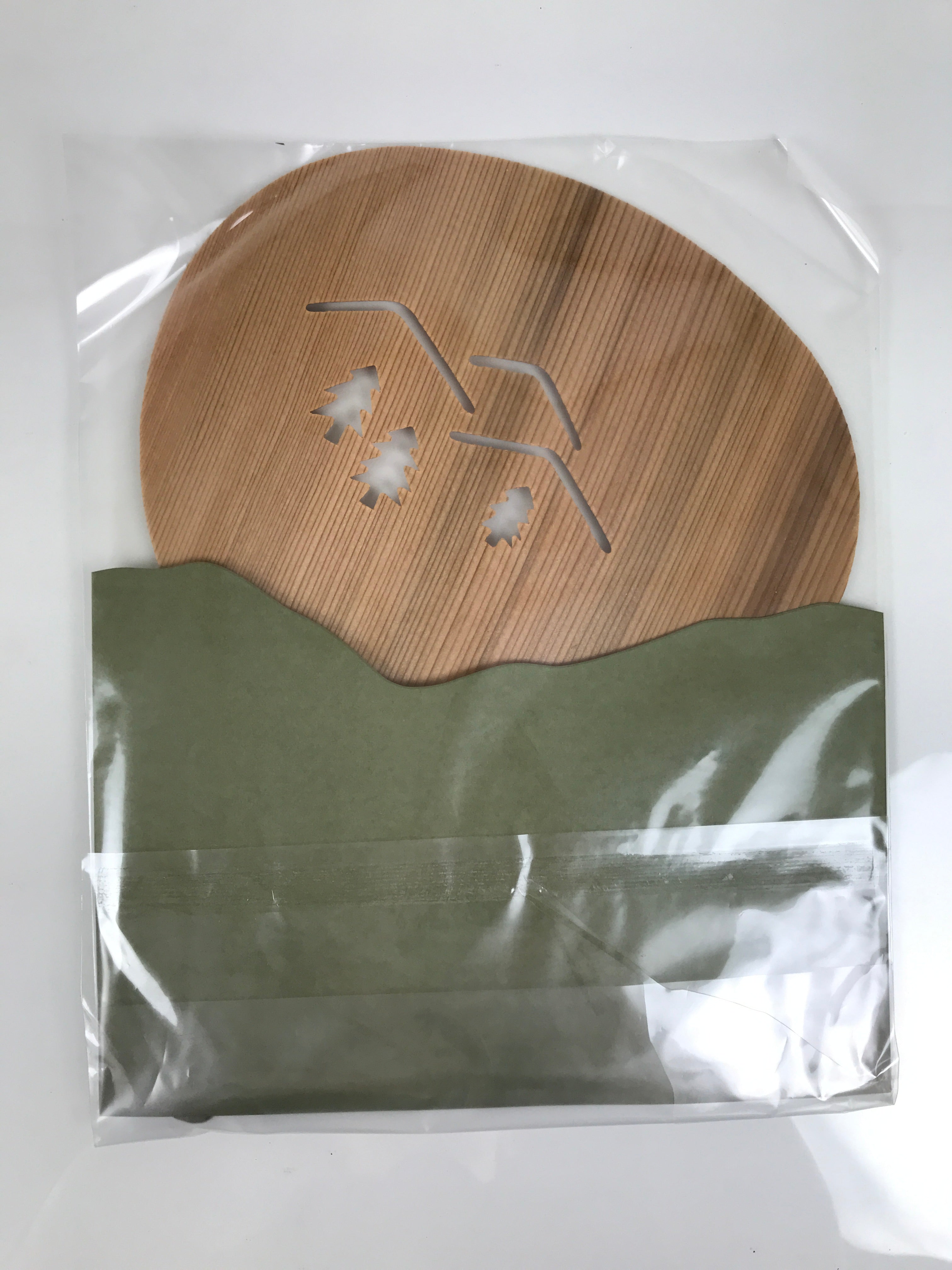 Japanese Koya Cedar Wood Fan Small Uchiwa Koyasan Mountain Simple Trees U194-AD - Fan-chidorivintage.com