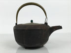 Antique Japanese Cast Iron Tetsubin Kettle Teapot Tea Ceremony Nanbu Tekki T171-KT - Kettle-chidorivintage.com