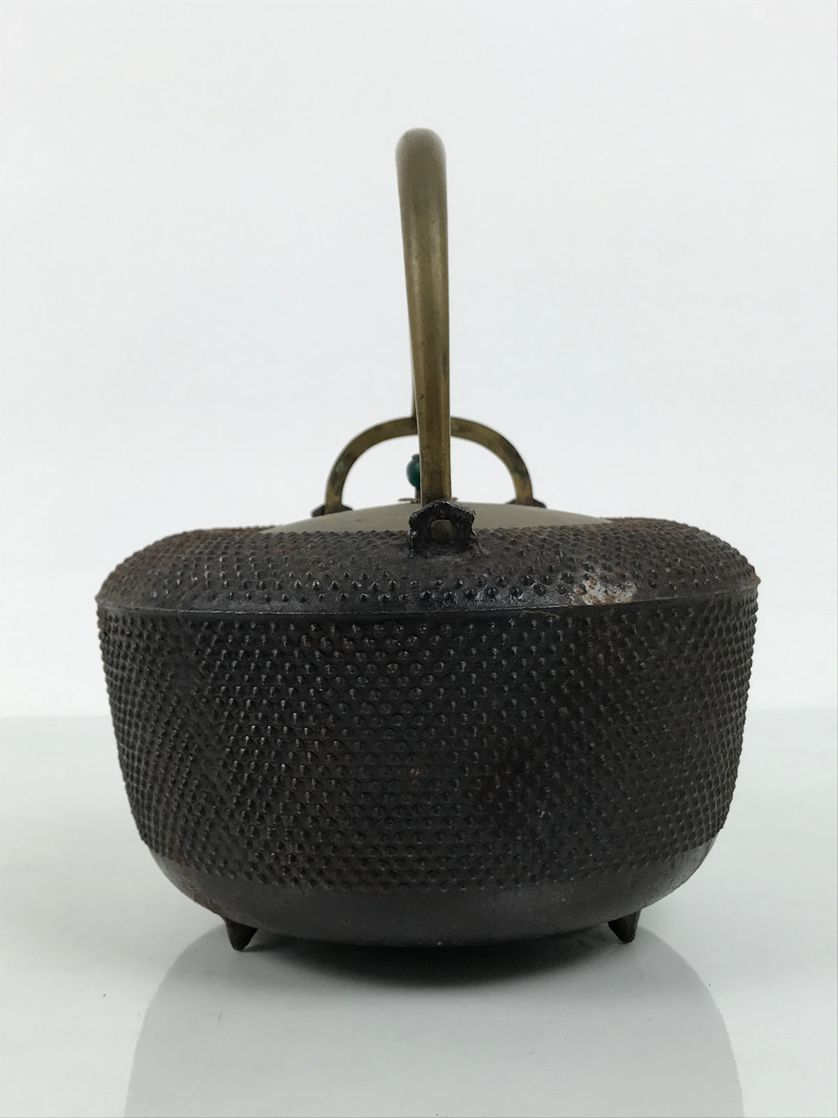 Antique Japanese Cast Iron Tetsubin Kettle Teapot Tea Ceremony Nanbu Tekki T171-KT - Kettle-chidorivintage.com