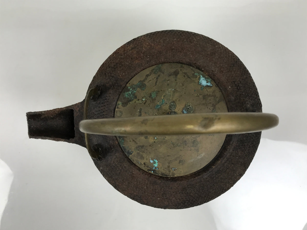 Antique Japanese Cast Iron Tetsubin Kettle Teapot Tea Ceremony Nanbu Tekki T172-KT - Kettle-chidorivintage.com