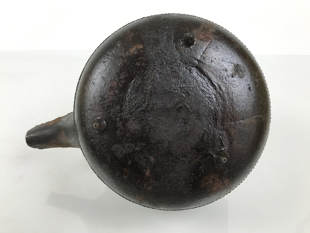 Antique Japanese Cast Iron Tetsubin Kettle Teapot Tea Ceremony Nanbu Tekki T172-KT - Kettle-chidorivintage.com