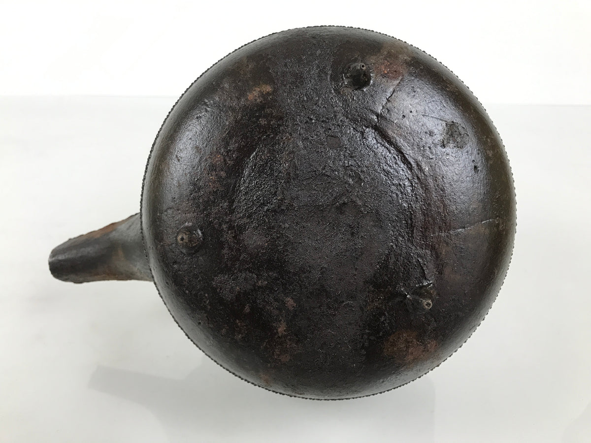 Antique Japanese Cast Iron Tetsubin Kettle Teapot Tea Ceremony Nanbu Tekki T172-KT - Kettle-chidorivintage.com