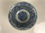 Antique Japanese Porcelain Haisen Sake Cup Washing Basin Sometsuke Meiji Y630-KT - Sake Cup-chidorivintage.com