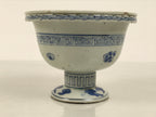 Antique Japanese Porcelain Haisen Sake Cup Washing Basin Sometsuke Meiji Y630-KT - Sake Cup-chidorivintage.com