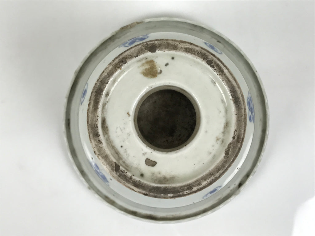 Antique Japanese Porcelain Haisen Sake Cup Washing Basin Sometsuke Meiji Y630-KT - Sake Cup-chidorivintage.com