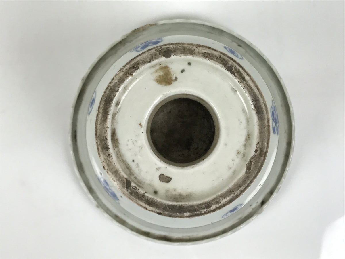 Antique Japanese Porcelain Haisen Sake Cup Washing Basin Sometsuke Meiji Y630-KT - Sake Cup-chidorivintage.com