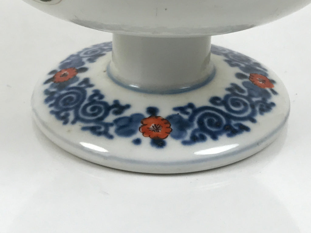 Antique Japanese Porcelain Haisen Sake Cup Washing Basin Seven Gods Meiji Y631-KT - Sake Cup-chidorivintage.com